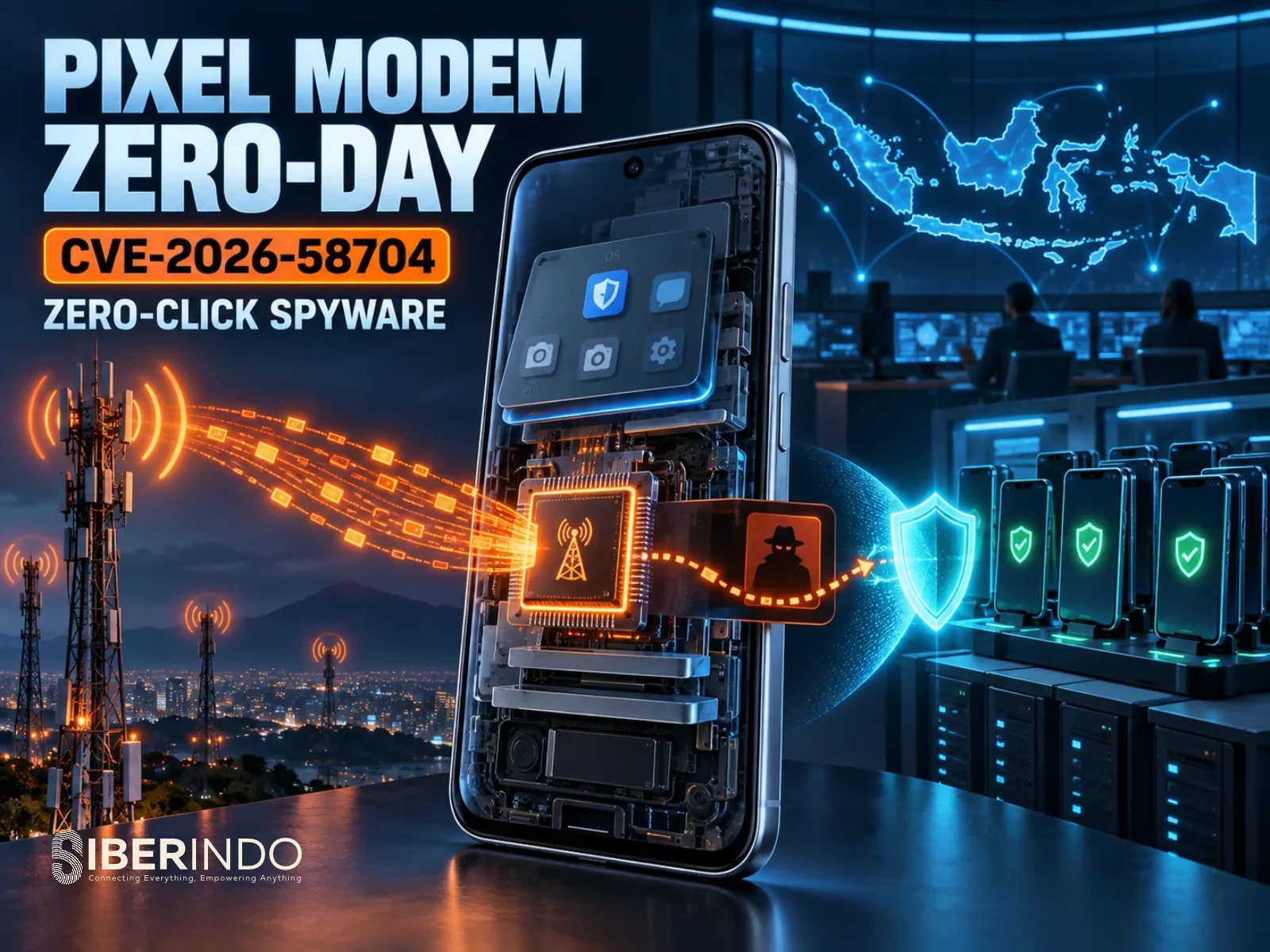 Zero-Day Modem Pixel (CVE-2026-58704): Anatomi Serangan Zero-Click Spyware dan Panduan Pertahanan Mobile Fleet untuk Perusahaan Indonesia
