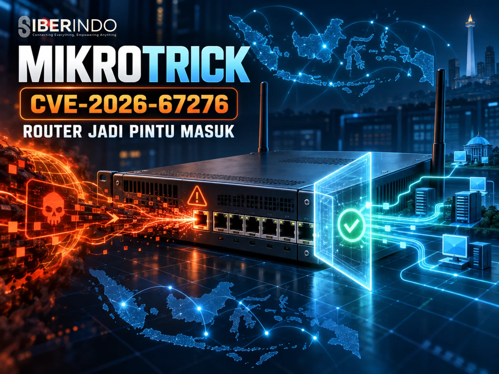 MikroTrick (CVE-2026-67276): Ketika Router MikroTik Jadi Pintu Masuk, Panduan Deteksi dan Pemulihan untuk Jaringan Indonesia