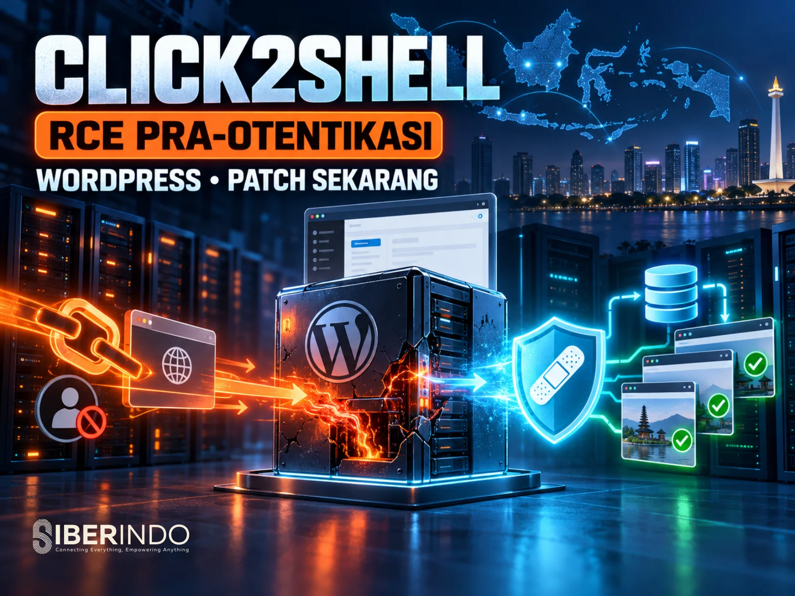 Click2Shell: Anatomi RCE Pra-Otentikasi di Inti WordPress dan Panduan Pemulihan untuk Situs Indonesia