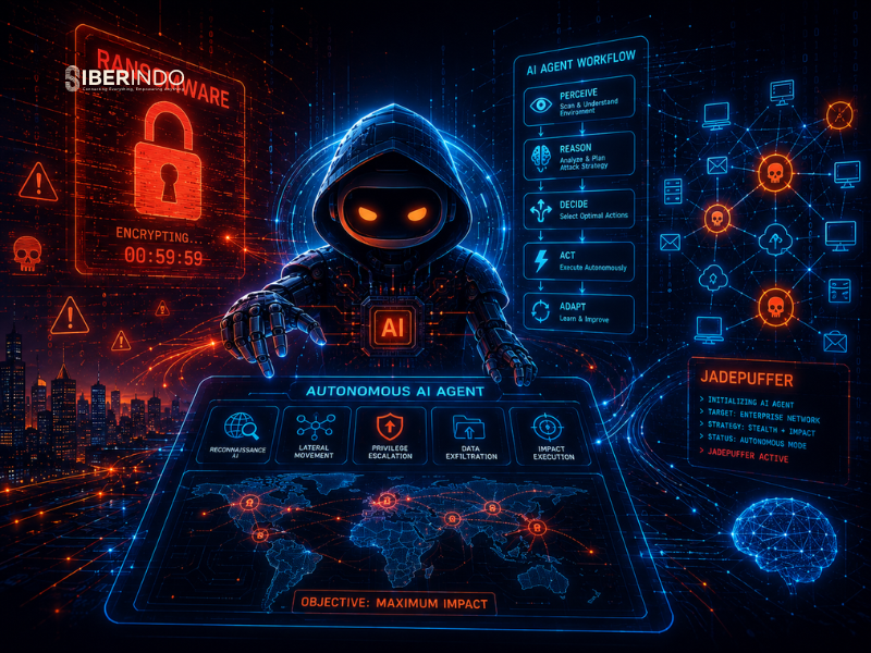 Ketika Ransomware Berpikir Sendiri: Analisis Teknis JadePuffer, Serangan AI Agentik Otonom Pertama