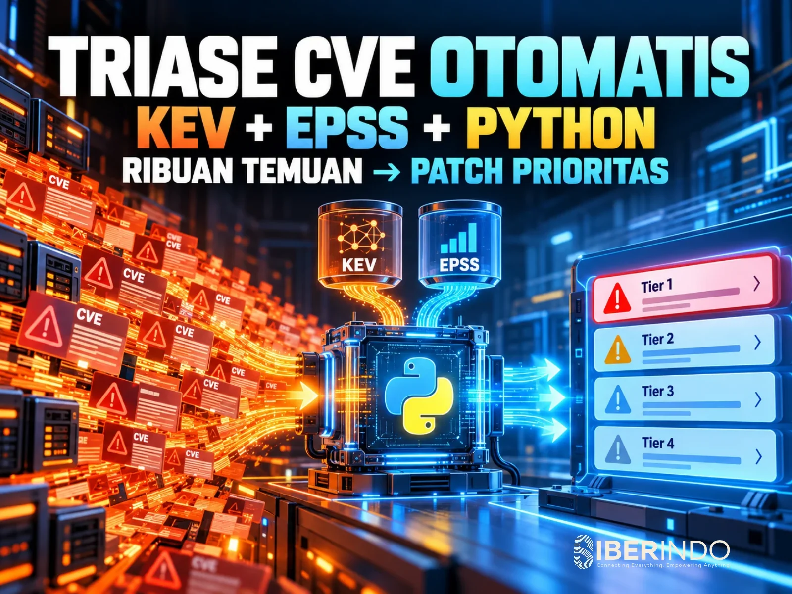 Tutorial: Mengotomatiskan Triase Kerentanan dengan CISA KEV dan EPSS Memakai Python, dari Ribuan Temuan Scanner ke Daftar Patch yang Bisa Dikerjakan