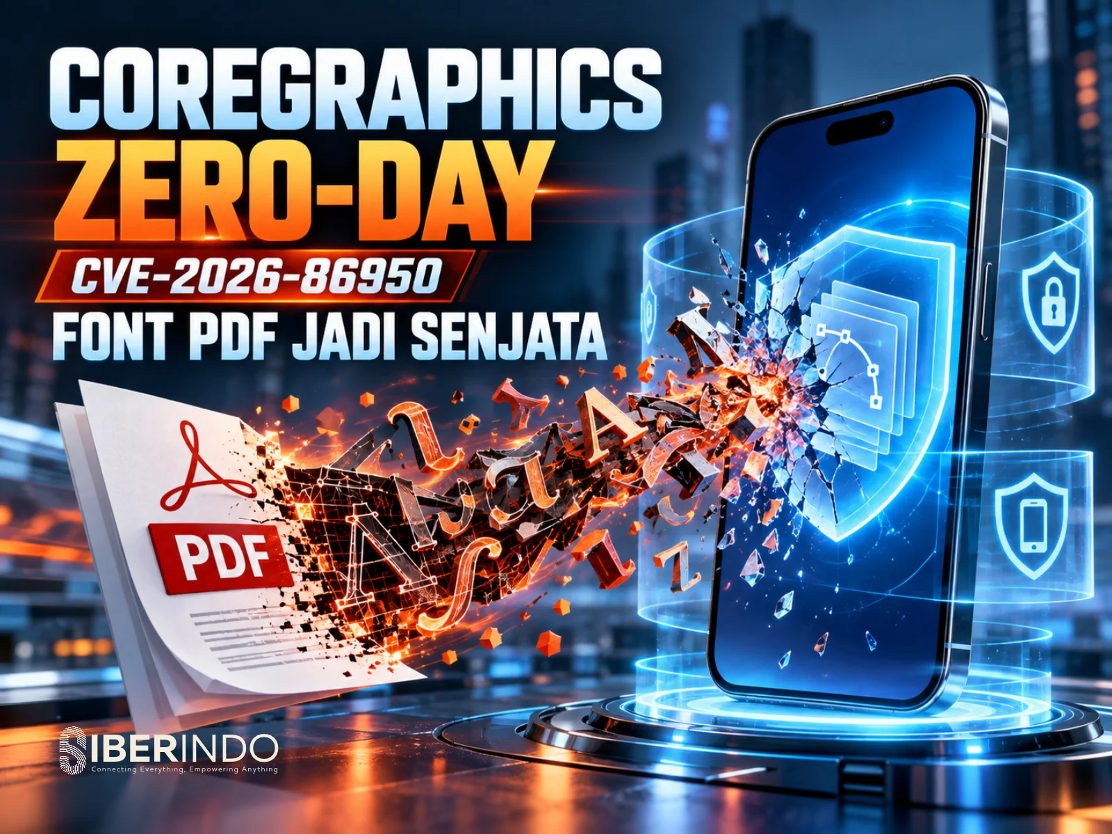 Zero-Day CoreGraphics Apple (CVE-2026-86950): Ketika Font dalam PDF Menjadi Senjata dan Panduan Pertahanan iPhone untuk Perusahaan Indonesia